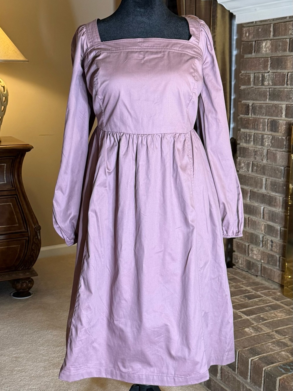 NWT Ava & Viv XXL Mauve Cottagecore Renaissance Festival Midi Dress